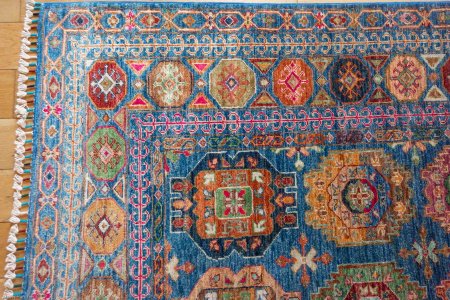 Hand-Knotted Ersari Rug From Pakistan