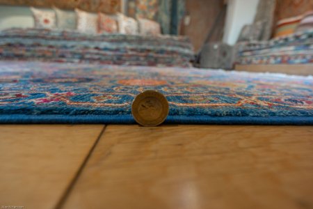 Hand-Knotted Ersari Rug From Pakistan