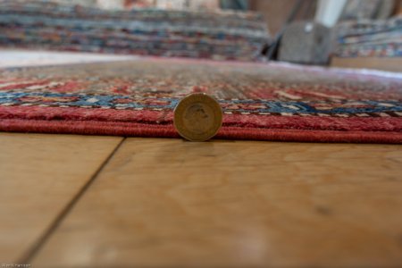 Hand-Knotted Khorjin Rug From Afghanistan