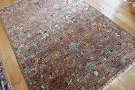Hand-Knotted Sultanabad Rug From Afghanistan