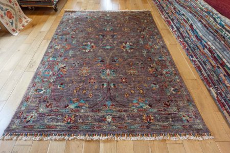 Hand-Knotted Sultanabad Rug From Afghanistan