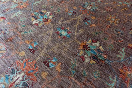 Hand-Knotted Sultanabad Rug From Afghanistan