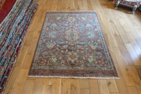 Hand-Knotted Sultanabad Rug From Afghanistan
