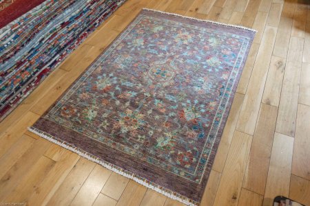 Hand-Knotted Sultanabad Rug From Afghanistan