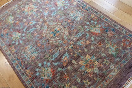 Hand-Knotted Sultanabad Rug From Afghanistan