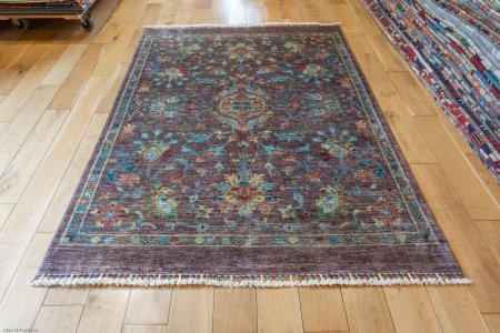 Hand-Knotted Sultanabad Rug From Afghanistan
