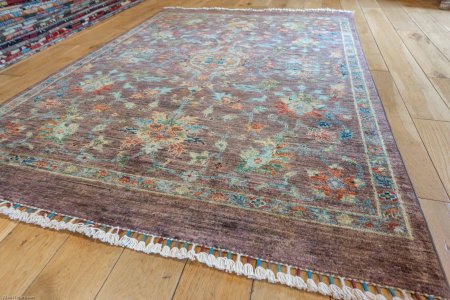 Hand-Knotted Sultanabad Rug From Afghanistan