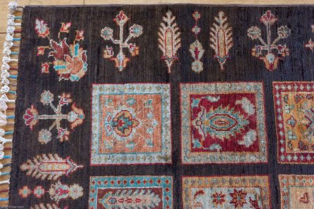 Hand-Knotted Afghan Bahtiar  Rug From Afghanistan