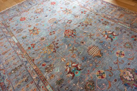 Hand-Knotted Sultanabad Rug From Afghanistan