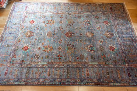 Hand-Knotted Sultanabad Rug From Afghanistan