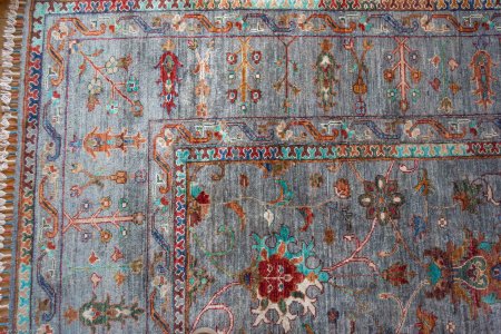 Hand-Knotted Sultanabad Rug From Afghanistan