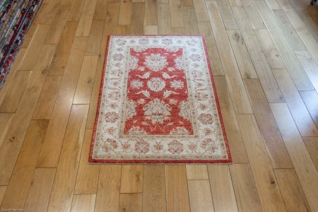 Hand-Knotted Sultanabad Rug From Afghanistan