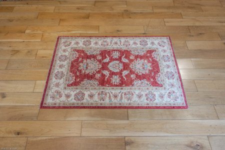 Hand-Knotted Sultanabad Rug From Afghanistan