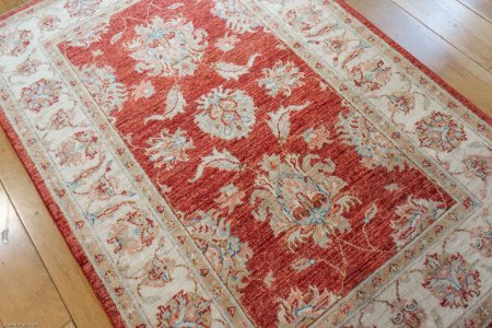 Hand-Knotted Sultanabad Rug From Afghanistan