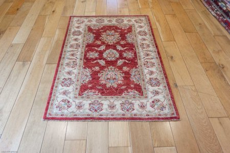Hand-Knotted Sultanabad Rug From Afghanistan