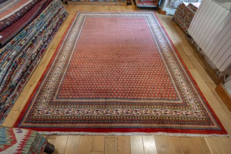 Hand-Knotted Mir Rug From Iran (Persian)