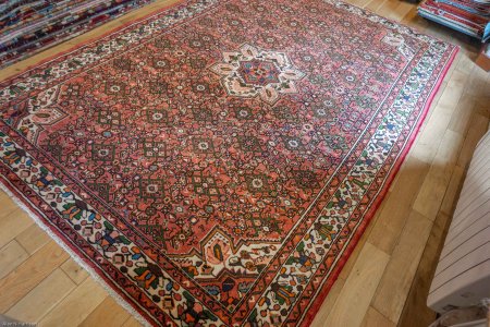 Hand-Knotted Hosseinabad Rug From Iran (Persian)