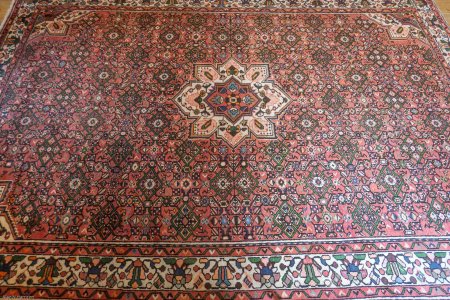 Hand-Knotted Hosseinabad Rug From Iran (Persian)