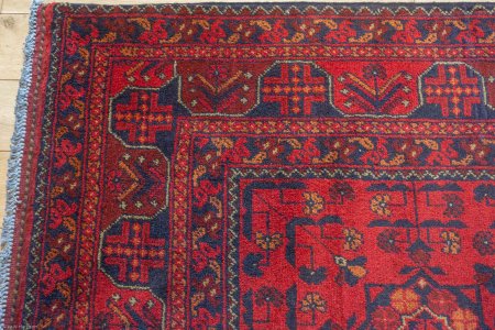 Hand-Knotted Khan Mahomadi Rug From Afghanistan