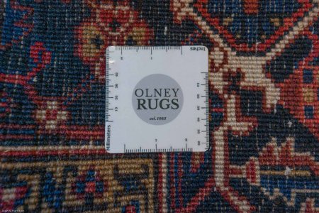 Hand-Knotted Heriz Rug From Iran (Persian)