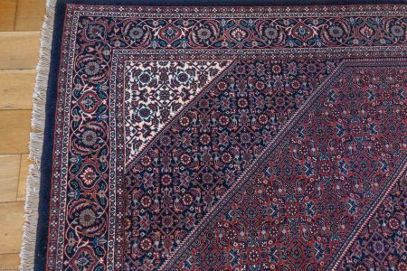 Hand-Knotted Fine Bidjar Rug From Iran (Persian)