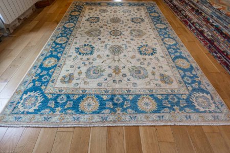 Hand-Knotted Sultanabad Rug From Afghanistan