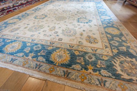 Hand-Knotted Sultanabad Rug From Afghanistan