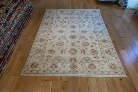 Hand-Knotted Sultanabad Rug From Afghanistan