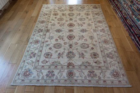 Hand-Knotted Sultanabad Rug From Afghanistan