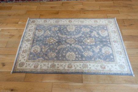 Hand-Knotted Ziegler Rug From Afghanistan