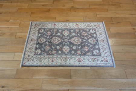 Hand-Knotted Ziegler Rug From Afghanistan