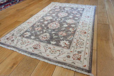 Hand-Knotted Ziegler Rug From Afghanistan