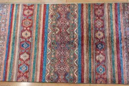 Hand-Knotted Khorjin Runner From Afghanistan