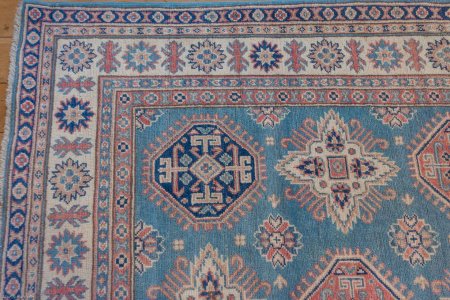 Hand-Knotted Kazak Yakash Rug From Afghanistan