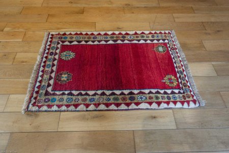 Hand-Knotted Gabbeh Rug From Iran (Persian)