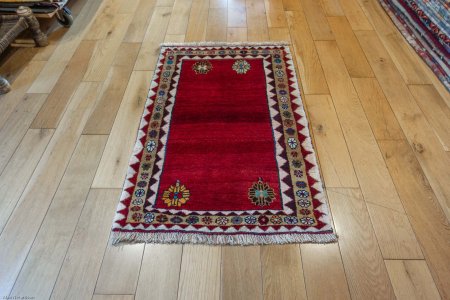 Hand-Knotted Gabbeh Rug From Iran (Persian)