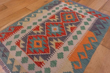 Hand-Made Mazar Kilim From Afghanistan