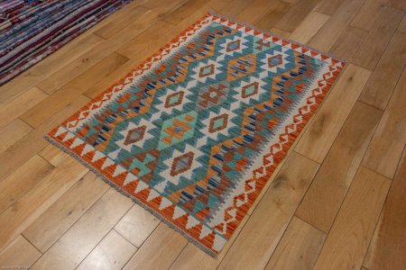 Hand-Made Mazar Kilim From Afghanistan