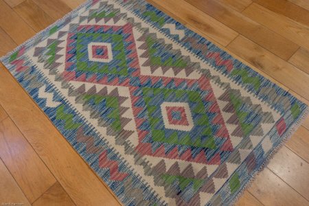 Hand-Made Mazar Kilim From Afghanistan