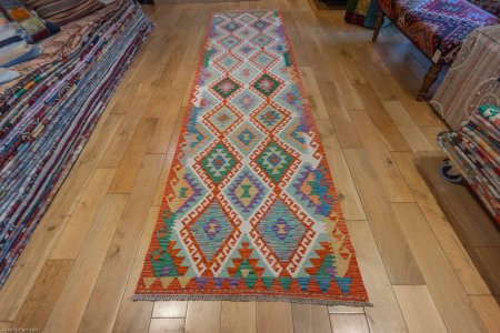 Hand-Made Mazar Kilim From Afghanistan