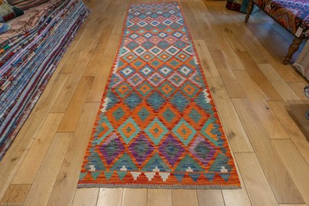 Hand-Made Mazar Kilim From Afghanistan