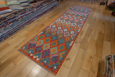 Hand-Made Mazar Kilim From Afghanistan