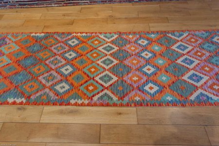 Hand-Made Mazar Kilim From Afghanistan