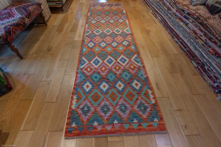 Hand-Made Mazar Kilim From Afghanistan