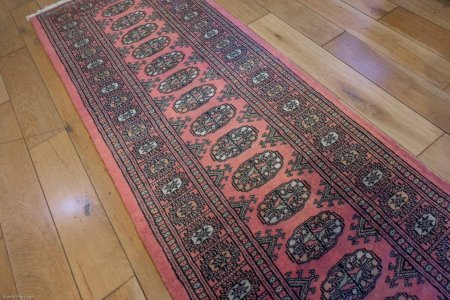 Hand-Knotted Bokhara Runner From Pakistan