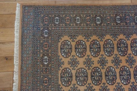 Hand-Knotted Bokhara Rug From Pakistan