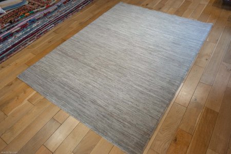 Hand-Knotted Berber Natural Rug From Afghanistan