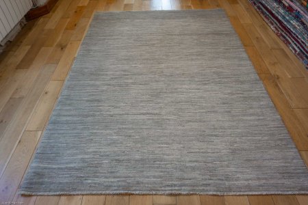 Hand-Knotted Berber Natural Rug From Afghanistan