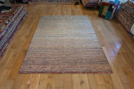 Hand-Knotted Berber Natural Rug From Afghanistan