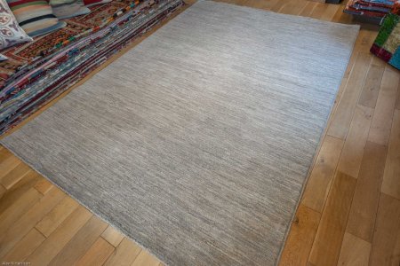 Hand-Knotted Berber Natural Rug From Afghanistan